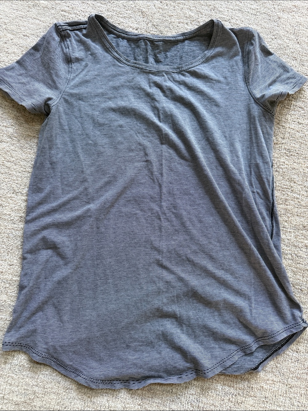 Classic Gray Scoop Neck Women's Tee